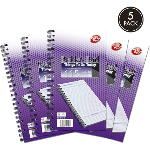 Pukka Pad Things To Do Today Pad, Pack of 5