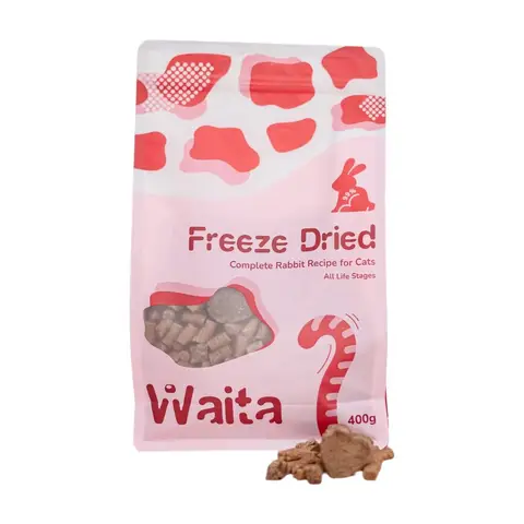Waita Freeze Dried Complete Food for Cat - Rabbit Recipe 400g