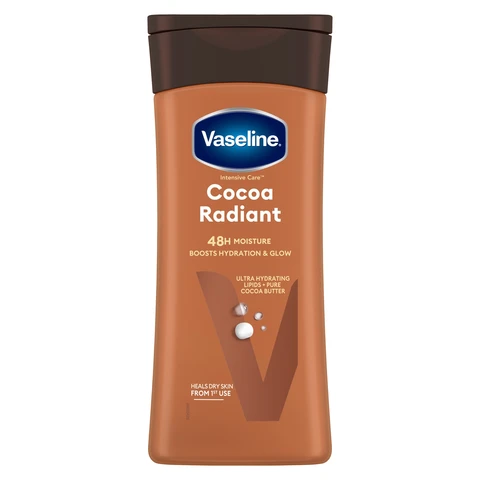 VASELINE 200ML BODY LOTION CACAO STRALING