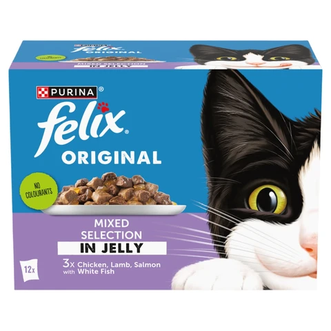 FELIX Original Mixed Selection in Jelly Wet Cat Food 12x85g