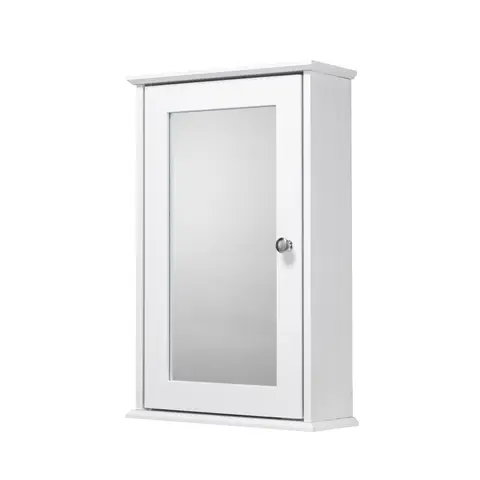 Croydex Malton White Bathroom Mirror Cabinet