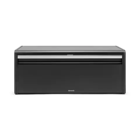 Brabantia Fall Front Bread Bin - Matt Black