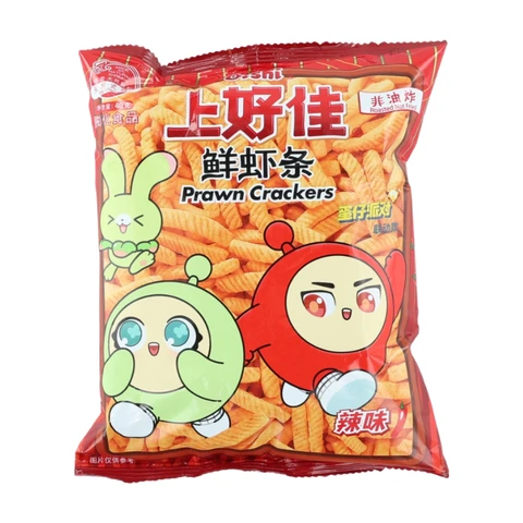 OISHI Chips aux Crevettes Saveur Épicée - 40 g