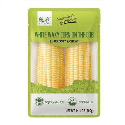 JINGNONG White Waxy Corn on the Cob 400G