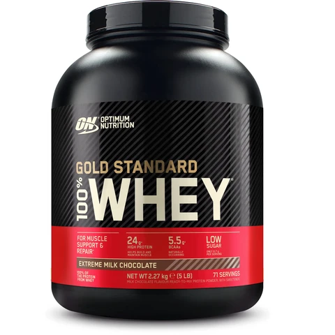 Optimum Nutrition GOLD STANDARD 100% WHEY PROTEIN Extreme Milk Chocolate 2.27 kg (71 Servings)