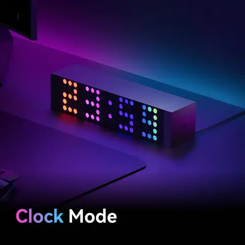 Yeelight Smart Lamp Cube 4-Matrix Pack – Smart Ambient Lighting System with Custom Color Zones for Room Decor, Gaming, Parties & Mood Lighting