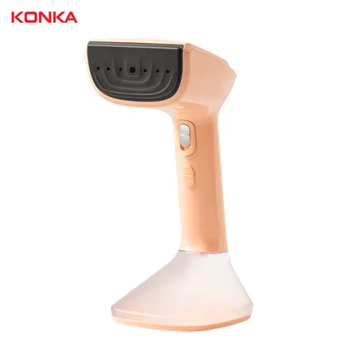 KONKA Handheld Clothes Steamer, 1400W Powerful Steam Ironing, 7-Hole Fast Heat Panel, 25s Fast Heat-Up, Dry & Wet Ironing, Portable & Safe