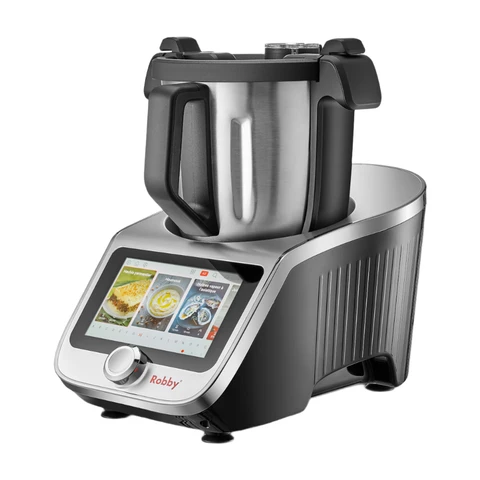 ROBBY Robot cuiseur multifonction connecté avec balance intégrée, écran tactile et bol XL