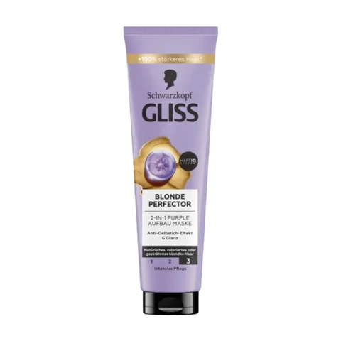 Schwarzkopf GLISS 2in1 Repair Mask Blonde Perfector