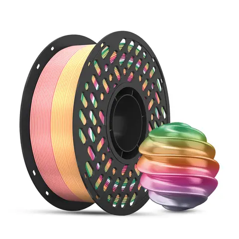 CAILAB 3D Printer Filament PLA Rainbow Gradient - Silk Candy