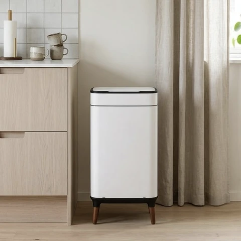 Tower Ozone Sensor Bin with Legs 65L White