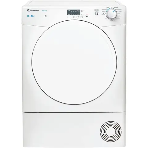 Candy KSEC8LF-80 8kg Condenser Tumble Dryer – Sensor Dry, NFC Connected, White, B Energy Rating