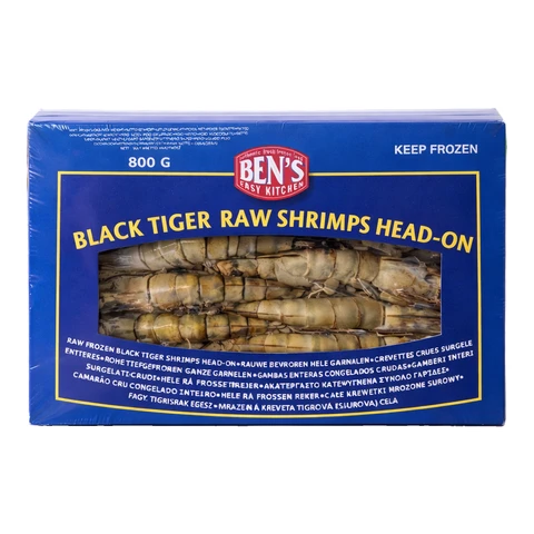 Ben's Black Tiger Garnalen 21/30 - 750 g