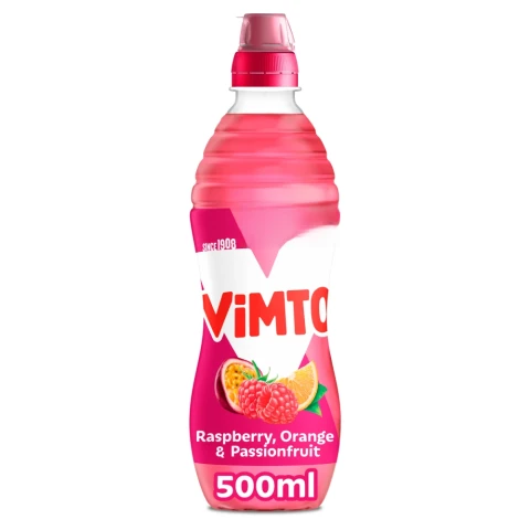 Vimto Remix Raspberry Orange & Passionfruit 500ML