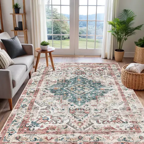 Washarug Rug Buram Rectangle Pink 160x230cm