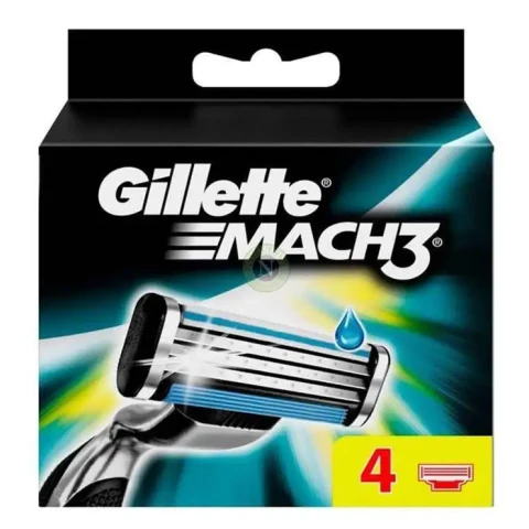 Gillette Mach3 austauschbare Rasierklingen ml 4 Stk