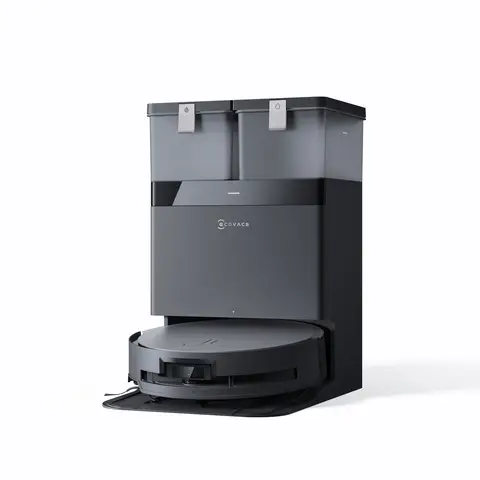 ECOVACS DEEBOT X8 PRO Omni Saugroboter mit Wischfunktion, OZMO Rolle mit kontinuierlichem Wischen & Selbstreinigung, 18,000 Pa, 12-in-1 Station, 40–75 °C Heißwasser-Wischreinigung, YIKO-GPT