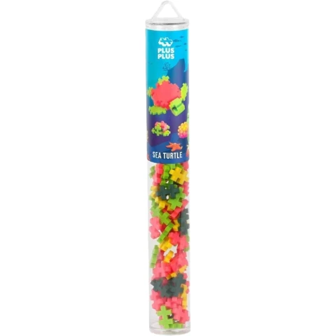 Plus Plus - Sea Turtle / 100 pcs Tube - (4327)