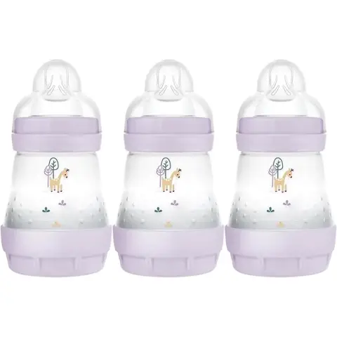 MAM Easy Start 160ml Bottle - 3pk Girl