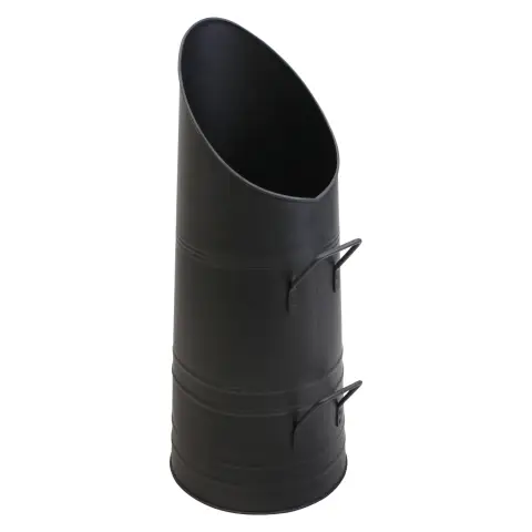 JVL Black Iron Fireside Coal Scuttle Hod Bucket
