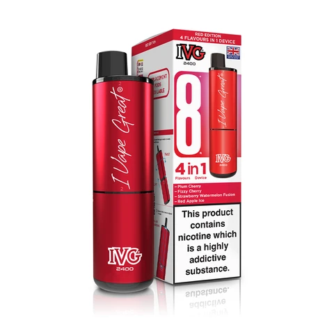 Ivg 2400 Rechargeable 4 In 1 Red Edition