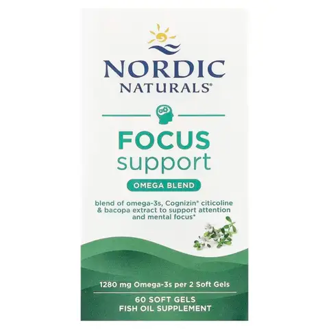 Nordic Naturals Focus Support Cognition - 60 Softgels