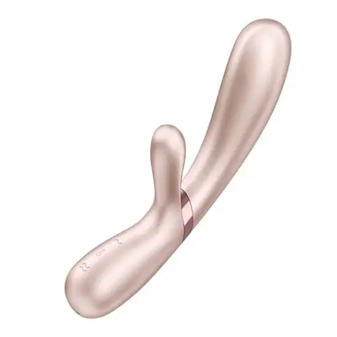 Satisfyer Hot Lover Connect App Rabbit Vibrator, Bluetooth & App Sexspielzeug, Wasserdicht (IPX7), Wiederaufladbarer Stimulator für Frauen, Hautfreundliches Silikon, Frauensexspielzeug