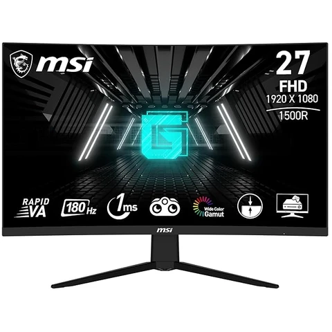 MSI G27C4DE E3 Curved Gaming Monitor 69 cm (27") FHD, VA, HDMI, DP, 1ms, 180Hz, Adaptive Sync