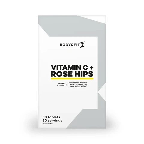 Body&Fit Vitamine C + Rozenbottel (1 maandverpakking)