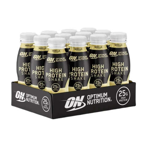 Optimum Nutrition High Protein shake vanille 3960 ml (12 flessen)