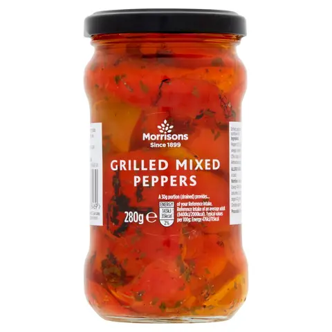 Morrisons Grilled Mixed Peppers 280g