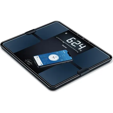 Beurer BF915 - Slimme weegschaal - Bluetooth lichaamsanalyse 200 kg capaciteit voor 8 gebruikers