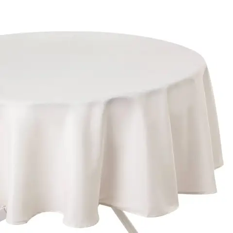 Home & Styling Nappe antitache ivoire - Diamètre 180 cm