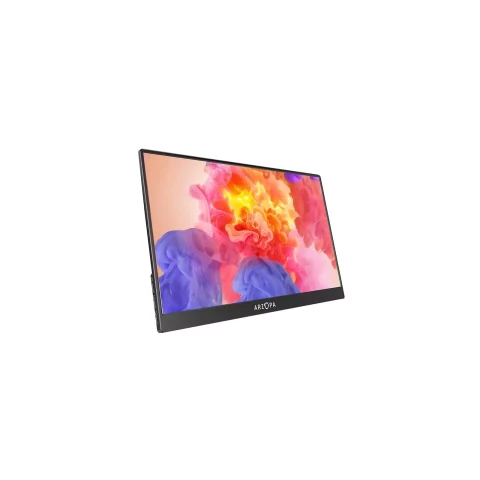 ARZOPA 17.3'' Portable Monitor 1080P FHD, 103% sRGB IPS Gaming Screen with Kickstand, USB-C & HDMI External Display for Laptop, PC, Mac, Phone, Xbox, PS5 – A1M