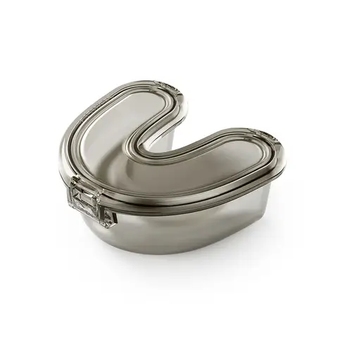 Compact Orthodontic Tray Box For Retainers And Half Dentures Practical Mouthguard Holder For Work Or School Use