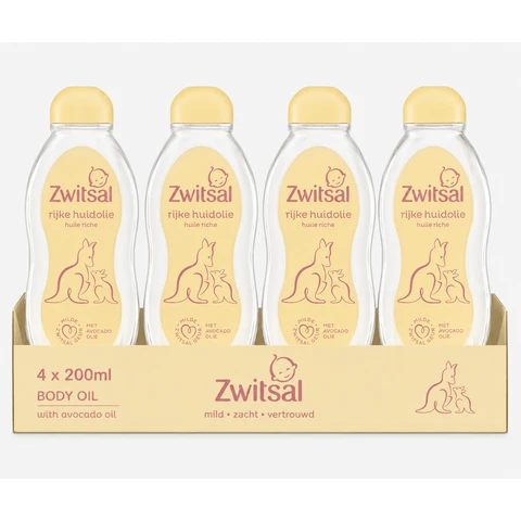 Zwitsal Rijke Lichaamsolie 4x200 ml