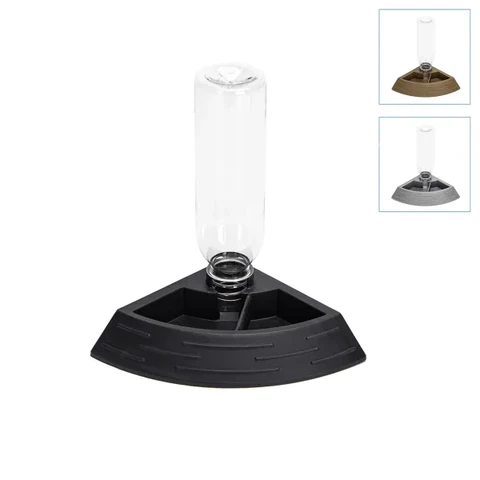 Fächerförmiger Kunststoff-Futter- und Wasserspender für Kleintiere 110*135mm