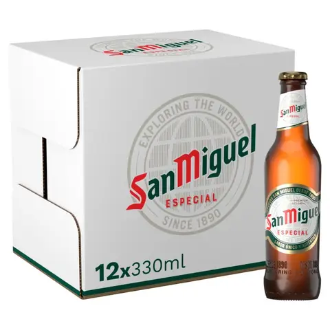 San Miguel Especial Premium Lager 12 X 330ml (Abv 5%)