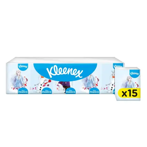Kleenex zakdoekjes 15 pakjes (willekeurige selectie van Disney-personages)