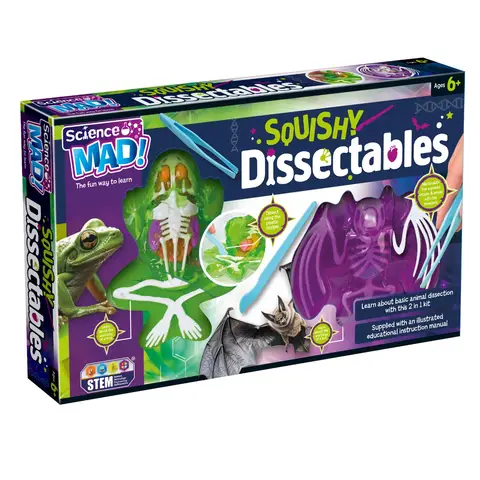 Science Mad Squishy Dissectables 2 Pack