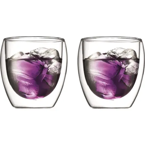 Bodum PAVINA Dubbelwandige Thermo Glazen - Verpakking van 2, 250 mL