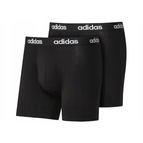 adidas Linear Brief Boxer 2er-Pack Schwarz M