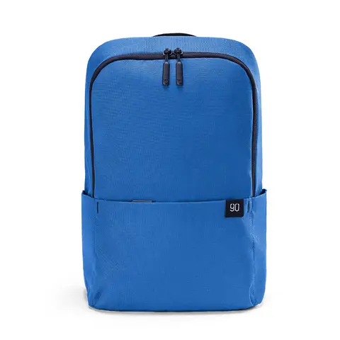 NINETYGO Kleiner Rucksack, Schultasche mit zwei Schultergurten, schlichte Laptoptasche, vielseitig, leicht, großes Fassungsvermögen, Blau, ultraleicht 194 g, 12 L Fassungsvermögen, Neuheiten