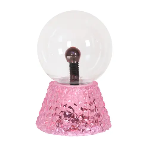Goeco Magic Plasma Lampe 5 Zoll Klang- & Berührungskugel Nachtleuchte Rotlicht Kristallsäule