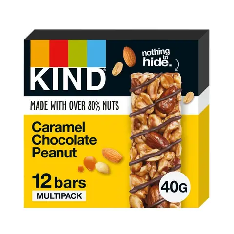 KIND Caramel Chocolate Peanut 12 Bar Pack