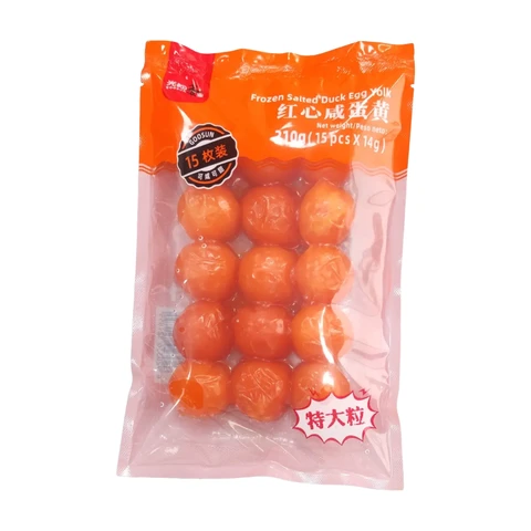 GuangYang Frozen Salted Duck Egg Yolk 210g
