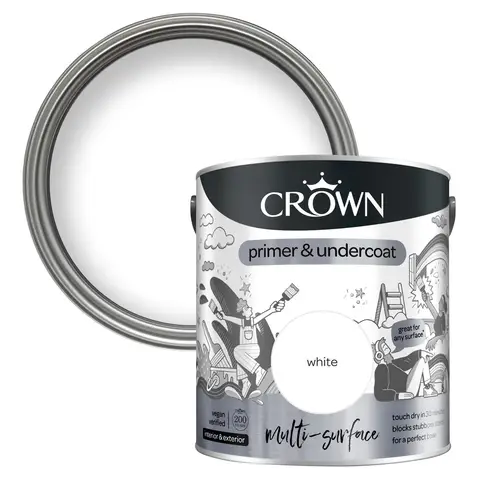 CROWN Quick Dry Satin Brilliant White 2.5L