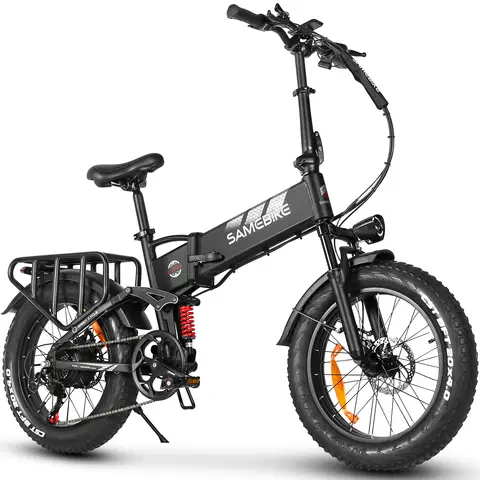 Samebike RS-A02 PRO Adult electric bike 1200W City ebike 48v17Ah Foldable E-bike 20 inches fat tire E-Mountain bike RS-A02PRO