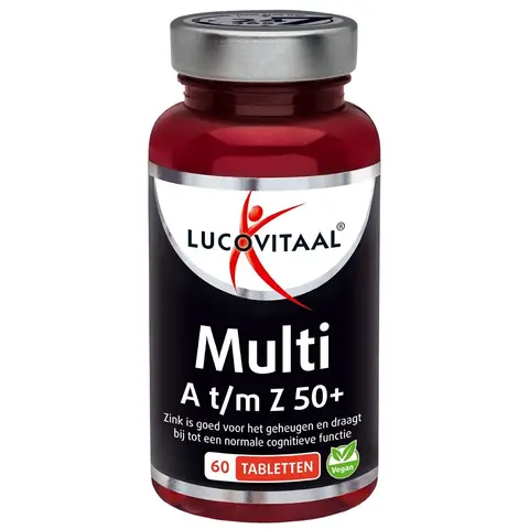 Lucovitaal Multi+ Vitamine A-Z 50+ 60 tabletten