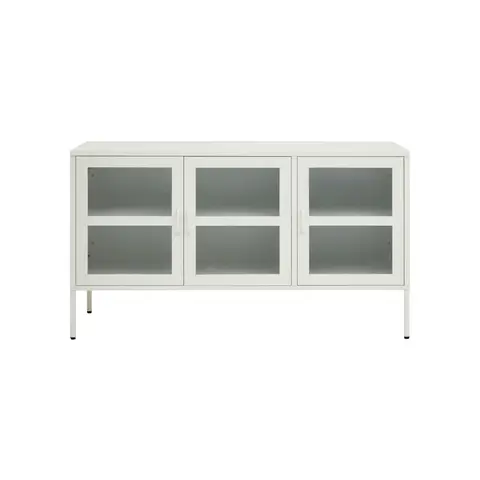 Interiors by Premier Sideboard Acier Metal White